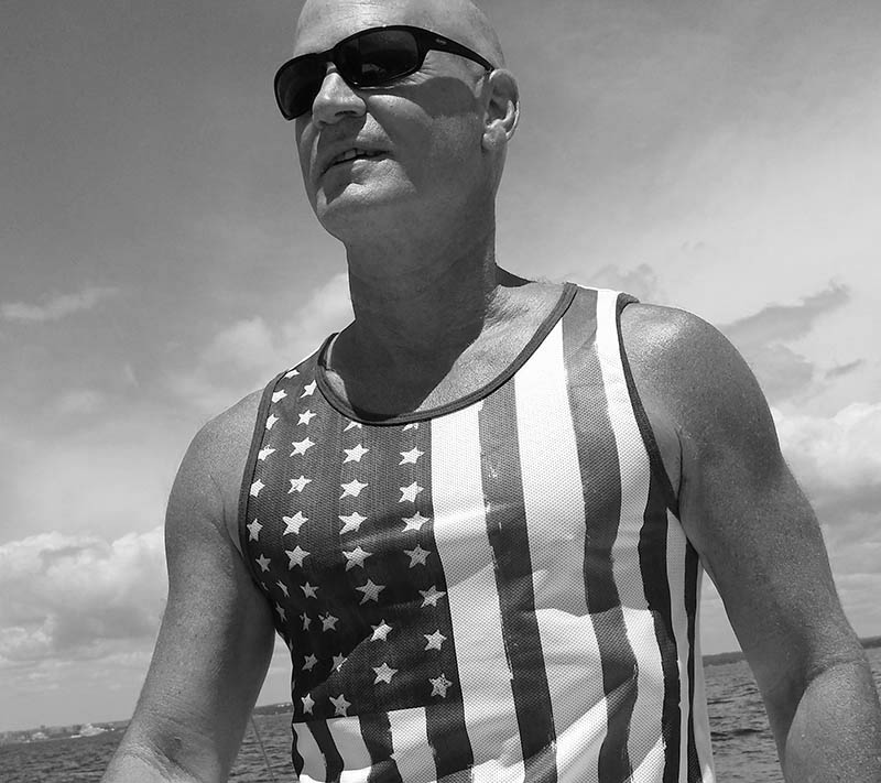 Paul Flag B&W